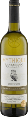 6,95 € Бесплатная доставка | Белое вино Mythique Blanc A.O.C. Languedoc Лангедок Франция Grenache White, Roussanne, Macabeo, Marsanne бутылка 75 cl