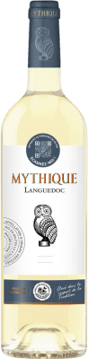 9,95 € Envio grátis | Vinho branco Mythique Blanc A.O.C. Languedoc Languedoc França Grenache Branca, Roussanne, Macabeo, Marsanne Garrafa 75 cl