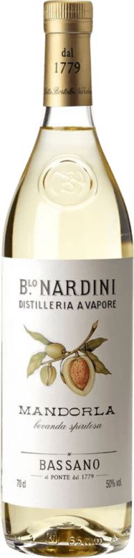 44,95 € Envio grátis | Licores Bortolo Nardini Mandorla Mandellikör mit Grappa I.G.T. Venezia Venecia Itália Garrafa 70 cl