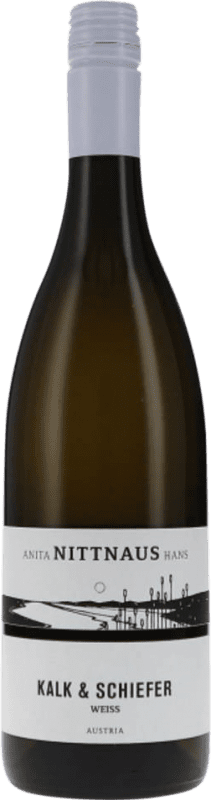 14,95 € Free Shipping | White wine Nittnaus Anita & Hans Kalk & Schiefer Cuvée Weiss I.G. Burgenland Burgenland Austria Pinot White, Grüner Veltliner Bottle 75 cl