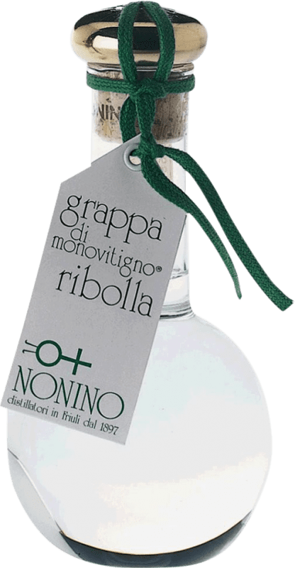 113,95 € Free Shipping | Grappa Nonino Cru Friuli-Venezia Giulia Italy Rhoditis Medium Bottle 50 cl