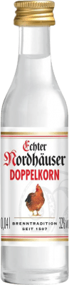 1,95 € Envio grátis | Licores Echter Nordhäuser Nordhäuser Doppelkorn Thüringen Alemanha Garrafinha Miniatura 4 cl
