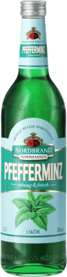 9,95 € Free Shipping | Herbal Liqueur Nordbrand Nordhausen Thüringen Germany 70 cl Pfefferminze — Peppermint
