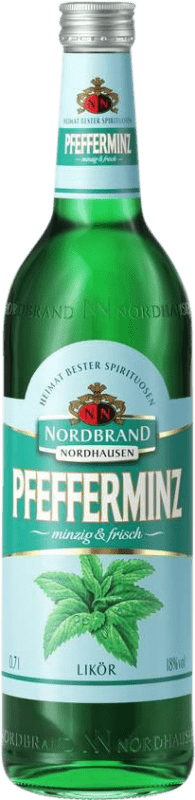 8,95 € Kostenloser Versand | Liköre Nordbrand Nordhausen Pfefferminzlikör Thüringen Deutschland Flasche 70 cl