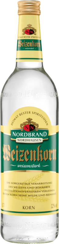 14,95 € Бесплатная доставка | Ликёры Nordbrand Nordhausen Weizenkorn Германия бутылка 70 cl