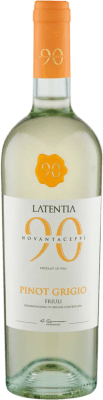 6,95 € Бесплатная доставка | Белое вино Novantaceppi D.O.C. Friuli Фриули-Венеция-Джулия Италия Pinot Grey бутылка 75 cl