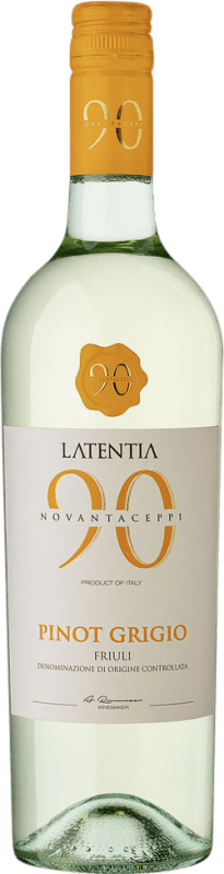 10,95 € 免费送货 | 白葡萄酒 Novantaceppi D.O.C. Friuli 弗留利 - 威尼斯朱利亚 意大利 Pinot Gris — 灰皮诺 75 cl
