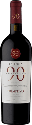 9,95 € Бесплатная доставка | Красное вино Novantaceppi I.G.T. Puglia Апулия Италия Primitivo бутылка 75 cl