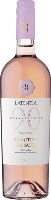 8,95 € Envio grátis | Vinho rosé Novantaceppi Rosato I.G.T. Puglia Puglia Itália Primitivo Garrafa 75 cl