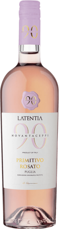 6,95 € Бесплатная доставка | Розовое вино Novantaceppi Rosato I.G.T. Puglia Апулия Италия Primitivo бутылка 75 cl