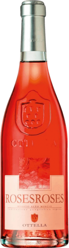 17,95 € Envoi gratuit | Vin Rosé Ottella Roses Roses I.G.T. Alto Mincio Venecia Italie Corvina, Rondinella, Molinara Bouteille 75 cl