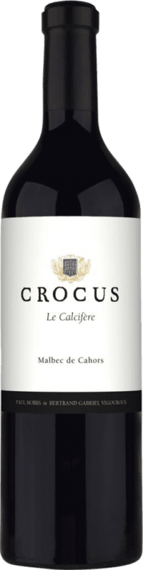 44,95 € 免费送货 | 红酒 Paul Bertrand Crocus le Calcifère A.O.C. Cahors Occitania 法国 Malbec 瓶子 75 cl