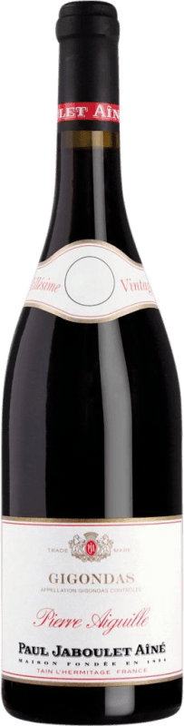 29,95 € Spedizione Gratuita | Vino rosso Paul Jaboulet Aîné Pierre Aiguille A.O.C. Côtes du Rhône Rhône Francia Grenache Tintorera Bottiglia 75 cl