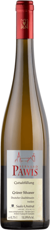 12,95 € Spedizione Gratuita | Vino bianco Pawis Secco Saale Unstrut Germania Sylvaner Bottiglia 75 cl