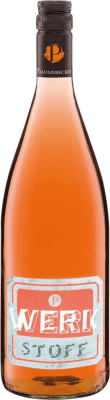 12,95 € 送料無料 | ロゼワイン Pfannebecker Werkstoff Rosé Q.b.A. Rheinhessen Rheinhessen ドイツ Merlot, Cabernet Sauvignon, Pinot Black ボトル 75 cl