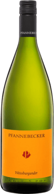 10,95 € 送料無料 | 白ワイン Pfannebecker ドライ Q.b.A. Rheinhessen Rheinhessen ドイツ Pinot White ボトル 1 L