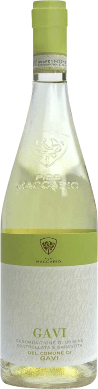 19,95 € Spedizione Gratuita | Vino bianco Pico Maccario D.O.C.G. Cortese di Gavi Piemonte Italia Cortese Bottiglia 75 cl