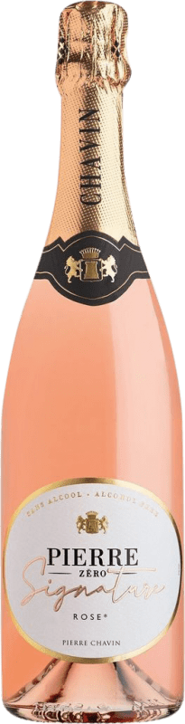 15,95 € Free Shipping | Rosé Sparkling Wine Pierre Chavin Zéro Signature Rosé France Bottle 75 cl Alcohol-Free