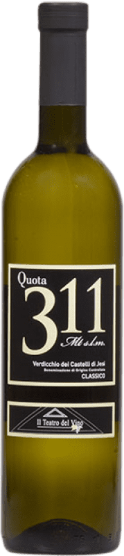 8,95 € Envoi gratuit | Vin Blanc Piersanti. Quota 311 Classique D.O.C. Verdicchio dei Castelli di Jesi Marcas Italie Verdicchio Bouteille 75 cl