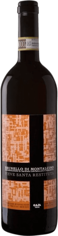 142,95 € Spedizione Gratuita | Vino Rosso Gaja Pieve Santa Restituta D.O.C.G. Brunello di Montalcino Toscana Italia Sangiovese 75 cl