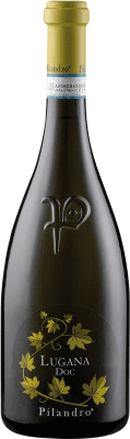 15,95 € Envio grátis | Vinho branco Pilandro D.O.C. Lugana Lombardia Itália Trebbiano di Lugana Garrafa 75 cl