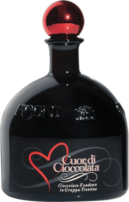 33,95 € Envío gratis | Licores Pisoni Cuor di Cioccolata Trentino Italia Botella Medium 50 cl