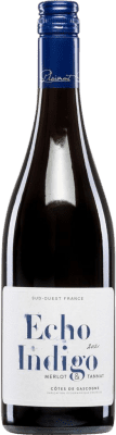 9,95 € Kostenloser Versand | Rotwein Plaimont Echo Indigo I.G.P. Vin de Pays Côtes de Gascogne Frankreich Merlot, Nebbiolo Flasche 75 cl