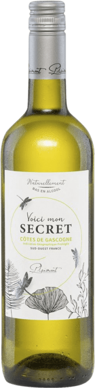 8,95 € 免费送货 | 白酒 Plaimont Voici Mon Secret Blanc I.G.P. Vin de Pays Côtes de Gascogne 法国 Colombard 瓶子 75 cl