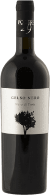 12,95 € Kostenloser Versand | Rotwein Podere 29 Gelso Nero I.G.T. Puglia Apulien Italien Nero di Troia Flasche 75 cl