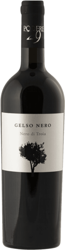 12,95 € Free Shipping | Red wine Podere 29 Gelso Nero I.G.T. Puglia Puglia Italy Nero di Troia Bottle 75 cl