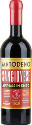 14,95 € Бесплатная доставка | Красное вино Poderi dal Nespoli Santodeno Appassimento D.O.C. Romagna Италия Merlot, Cabernet Sauvignon, Sangiovese бутылка 75 cl