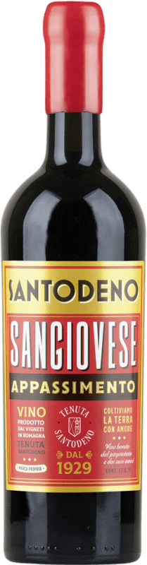 14,95 € Бесплатная доставка | Красное вино Poderi dal Nespoli Santodeno Appassimento D.O.C. Romagna Италия Merlot, Cabernet Sauvignon, Sangiovese бутылка 75 cl