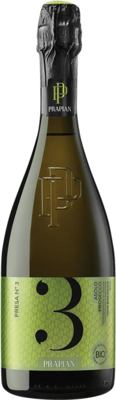 17,95 € Бесплатная доставка | Белое игристое Prapian Presa Nº 3 брют D.O.C.G. Asolo Prosecco Venecia Италия Glera бутылка 75 cl