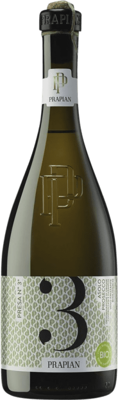 14,95 € Envoi gratuit | Vin Mousseux Blanc Prapian Presa Nº 3 Spago Frizzante — Pétillant D.O.C.G. Asolo Prosecco Venecia Italie Glera Bouteille 75 cl