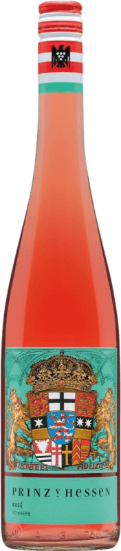 17,95 € Kostenloser Versand | Rosé-Wein Prinz von Hessen Rosé Halbtrocken Halbsüß V.D.P. Gutswein Rheingau Deutschland Flasche 75 cl