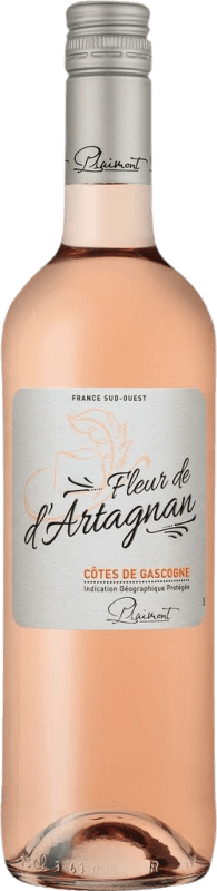 6,95 € Kostenloser Versand | Rosé-Wein Plaimont Fleur de d'Artagnan Rosé I.G.P. Vin de Pays Côtes de Gascogne Frankreich Merlot, Cabernet Sauvignon Flasche 75 cl