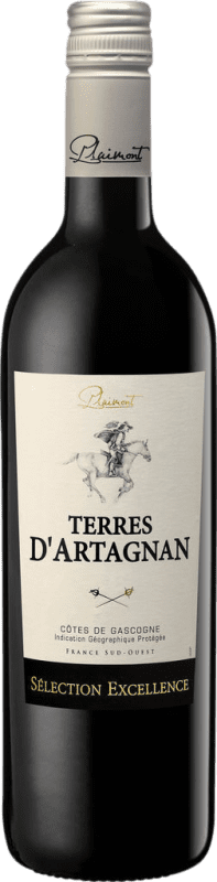 6,95 € 送料無料 | 赤ワイン Plaimont Terres d'Artagnan フランス Merlot — メルロー, Cabernet Sauvignon — カベルネ・ソーヴィニヨン, Tannat — タナ 75 cl