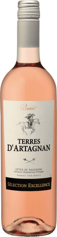 6,95 € 免费送货 | 玫瑰酒 Plaimont Terres d'Artagnan Rosé 法国 Merlot, Cabernet Sauvignon, Tannat 瓶子 75 cl