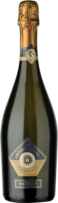 18,95 € Envio grátis | Espumante Branco Brioso Extra Dry — Extra Seco D.O.C. Prosecco Venecia Itália Glera Garrafa 75 cl