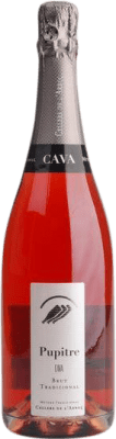 14,95 € 免费送货 | 玫瑰气泡酒 Pupitre Rosé D.O. Cava 加泰罗尼亚 西班牙 Trepat 瓶子 75 cl