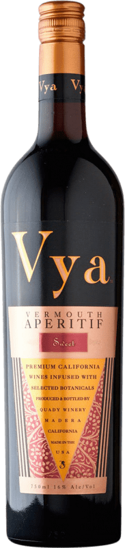 24,95 € Envoi gratuit | Vermouth Quady Vya Sweet Doux I.G. California Californie États Unis Bouteille 75 cl