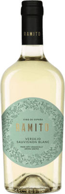 12,95 € 免费送货 | 白酒 Raíces Ibéricas Ramito Blanco Verdejo Sauvignon Blanc D.O. Utiel-Requena 巴伦西亚社区 西班牙 Nebbiolo, Verdejo 瓶子 75 cl