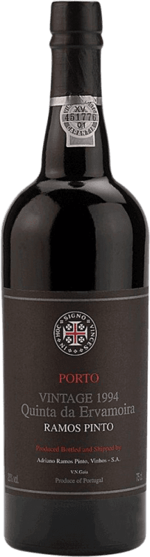 131,95 € 免费送货 | 强化酒 Ramos Pinto Quinta de Ervamoira Vintage 1994 I.G. Porto 波尔图 葡萄牙 瓶子 75 cl