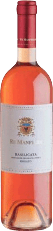 11,95 € Бесплатная доставка | Розовое вино Re Manfredi I.G.T. Basilicata Базиликата Италия Aglianico — Аглианико Бутылка 75 cl