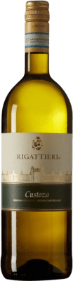 6,95 € Бесплатная доставка | Белое вино Rigattieri D.O.C. Bianco di Custoza Venecia Италия Trebbiano, Garganega, Cortese бутылка 1 L