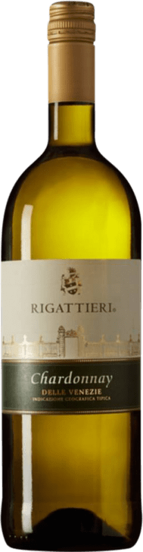 16,95 € Envio grátis | Vinho Branco Rigattieri I.G.T. Trevenezie Vêneto Itália Chardonnay 1 L
