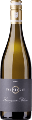 18,95 € 免费送货 | 白酒 Rings Freinsheim 干 Q.b.A. Pfälz 普法尔茨 德国 Sauvignon White 瓶子 75 cl