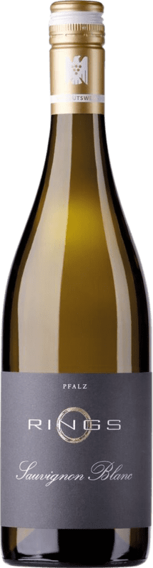 18,95 € Envio grátis | Vinho branco Rings Freinsheim Seco Q.b.A. Pfälz Pfälz Alemanha Sauvignon Branca Garrafa 75 cl