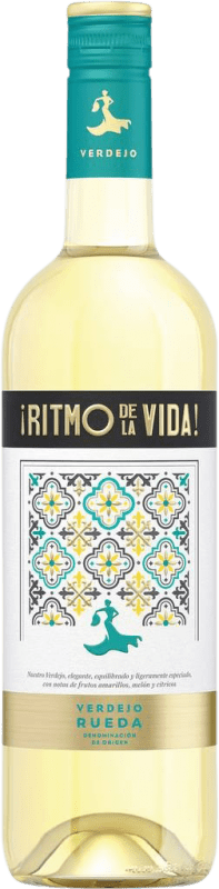 13,95 € Kostenloser Versand | Weißwein Ritmo de la Vida D.O. Rueda Kastilien und León Spanien Verdejo 75 cl