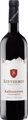 18,95 € Kostenloser Versand | Rotwein Ritterhof Südtirol Kalterer See Klassik D.O.C. Alto Adige Trentino Italien Vernatsch Flasche 75 cl